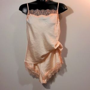 Victoria's Secret soft peach pink 2 piece set M